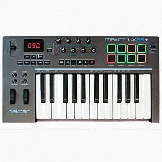 Nektar Impact LX 25 Plus USB Midi Controller Keyboard