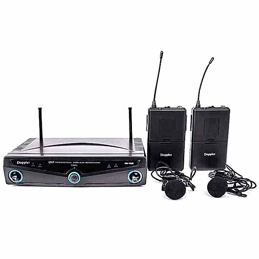 Doppler DM102B İkili Telsiz Yaka Mikrofonu