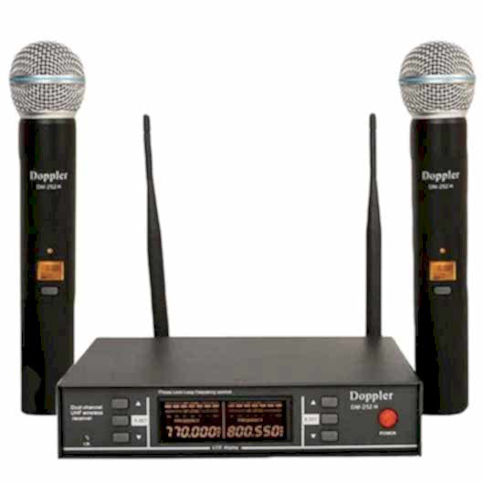 Doppler DM252H Çift El Telsiz Mikrofon