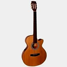 Cort CEC1 NAT Elektro Klasik Gitar