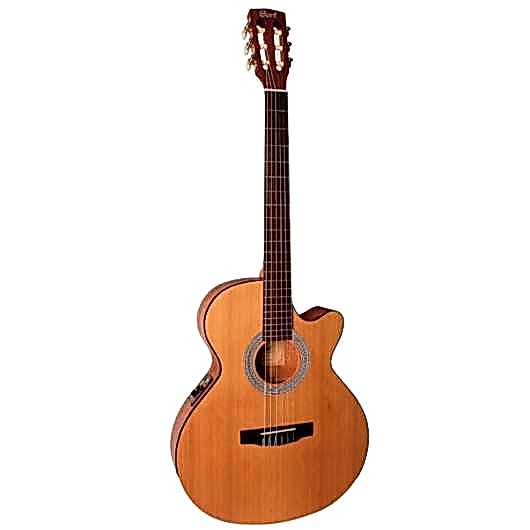Cort CEC1 NAT Elektro Klasik Gitar