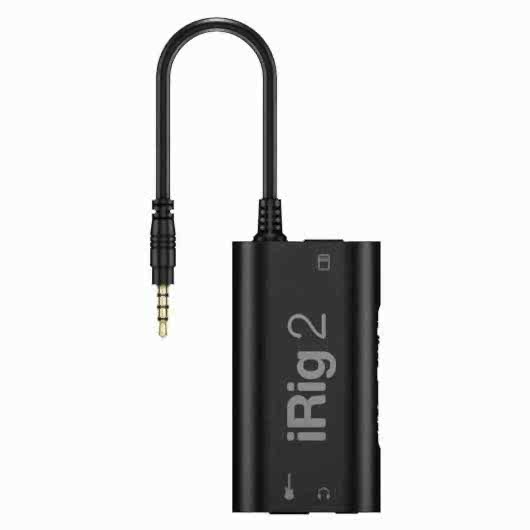 IK Multimedia iRig 2 Elektro ve Bass gitar ses arabirimi (iOS)