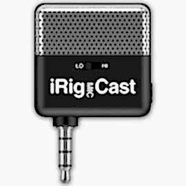 IK Multimedia iRig Mic Cast Ultra-Kompakt Mikrofon (iOS & Android)