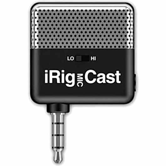 IK Multimedia iRig Mic Cast Ultra-Kompakt Mikrofon (iOS & Android)