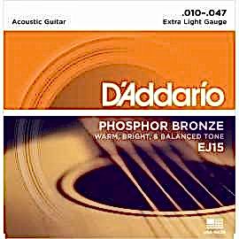 Daddario EJ15 Akustik Gitar Teli Takım Set