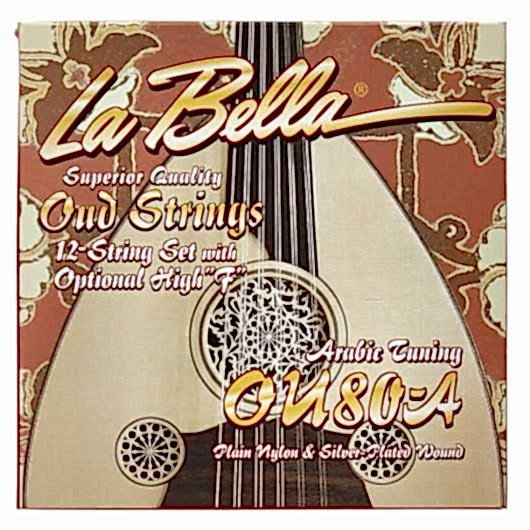 La Bella OU80A Arabic Tuning 12 Tel Takım Set