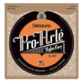 D'Addario EJ43 Pro-Arté Nylon, Light Tension Takım Tel - Klasik Gitar Teli