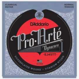D'Addario EJ45TT Pro-Arté Dynacore, Titanium Trebles, Normal Tension Takım Tel - Klasik Gitar Teli
