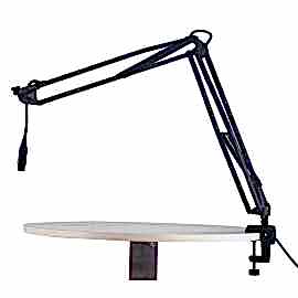 K&M Masaüstü Mikrofon Stand - Kollu (23850-311-55)