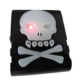 Cherub ST-711A Akort Aleti Kurukafa şekilli gözler dijital siyah renk