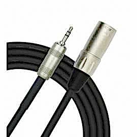 Kirlin AP-493PRL/BK Ses Kablosu (Mixer Pc arası gibi) 3 Metre Uzunluk