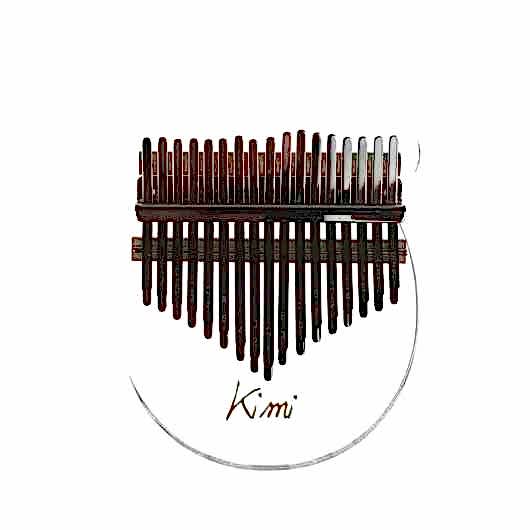 Puka S1 17 Tuşlu Saydam Cam Görünümlü Soft Keysli Kalimba