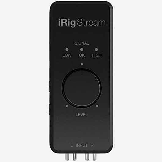 IK Multimedia iRig Stream iPhone, iPad ve Mac/PC için Canlı Yayın Ses Kartı