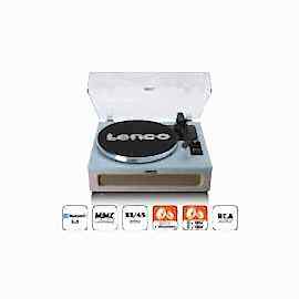 Lenco LS-440BUBG Kumaş Kaplı Bluetoothlu USB Bağlantılı Plak Çalar