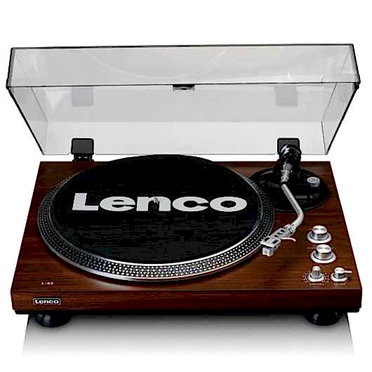 Lenco L-92 WA Retro Koyu Kahverengi USBli MP3e Kayıt Özellikli Audio Technica iğneli Plak Çalar